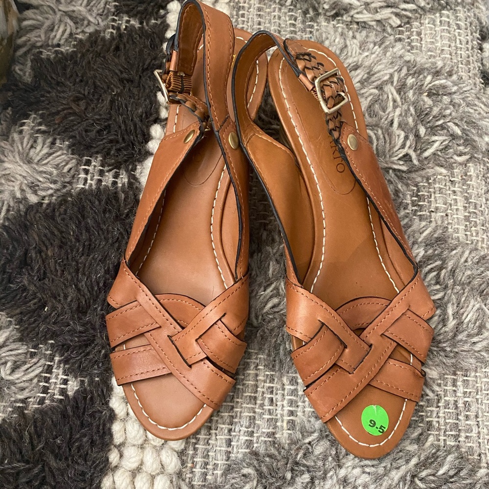 Franco Sarto wedges brown